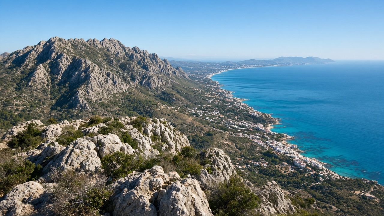 Sierra de Bernia pr&egrave;s d'Altea