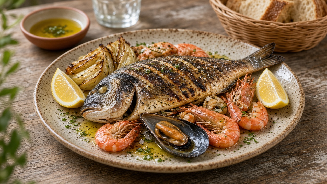 Poisson grill&eacute; &agrave; Altea