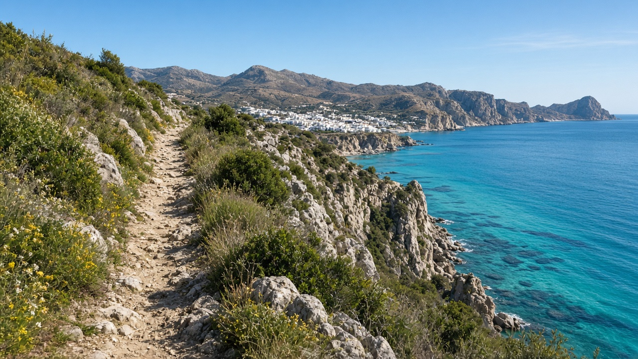 Sentier c&ocirc;tier pr&egrave;s d'Altea