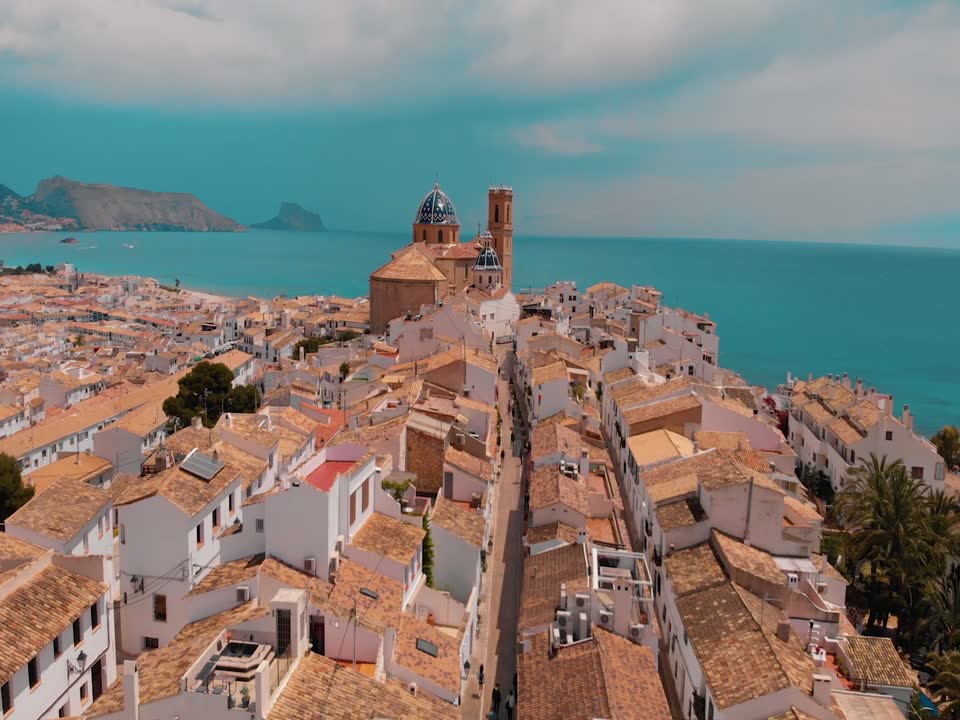 Altea vue du ciel